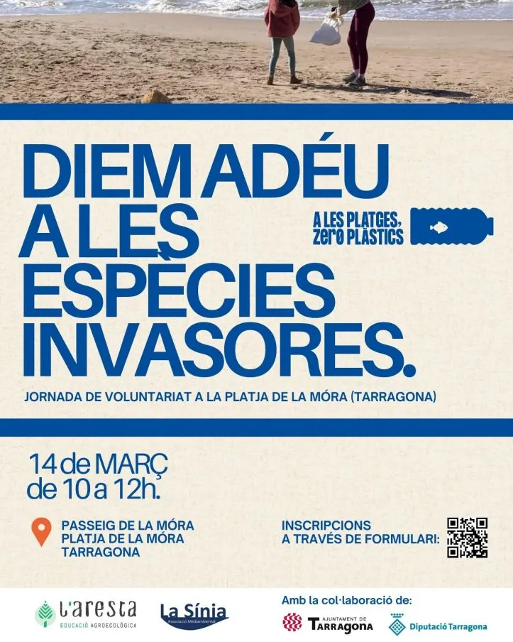 Cartell oficial de l'activitat 'Diem adéu a les espècies invasores'.