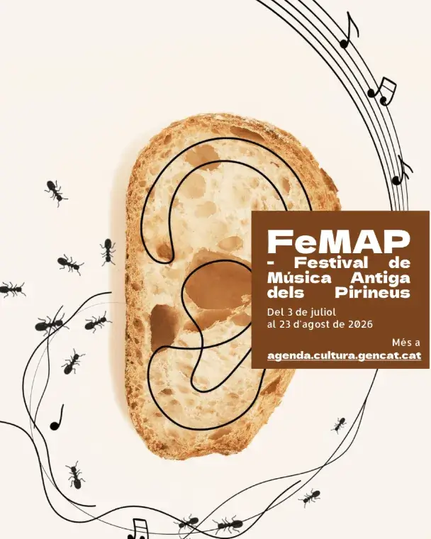Cartell oficial del Festival de Música Antiga dels Pirineus.