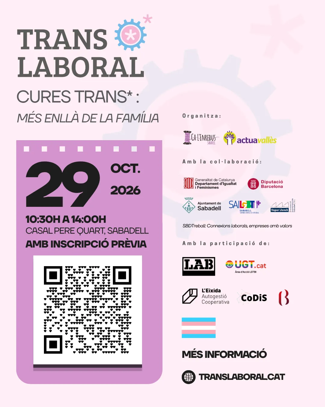 9a Jornada Translaboral. Font: Ca l'Enredus Actuavallès