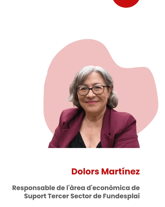 Cartell del webinar, amb un resum, el títol i el nom de la persona que l'impartirà.