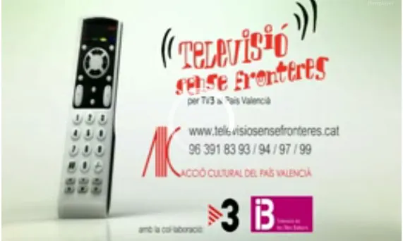 Cartell Televisió sense fronteres