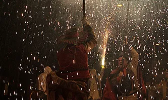 Correfoc de Sant Pere de Ribes. Extret de la galeria de JoRGH de Flickr