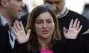 Alícia Gámez després de ser alliberada
