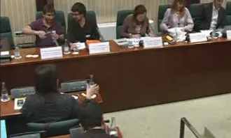 Compareixença al Parlament