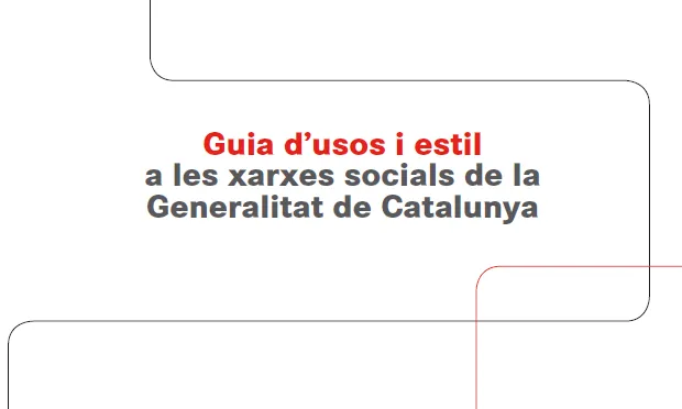 Guia d'usos i estil a les xarxes socials de la Generalitat de Catalunya