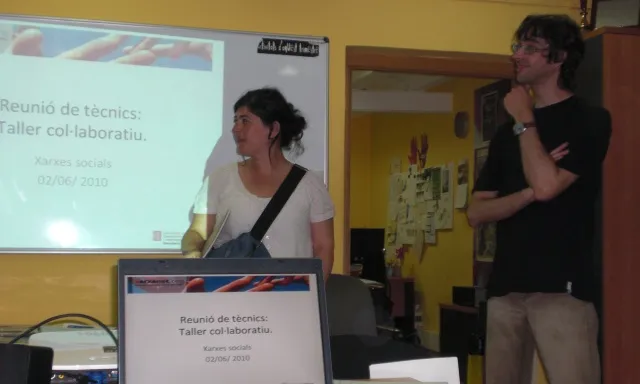 Una instantània del taller
