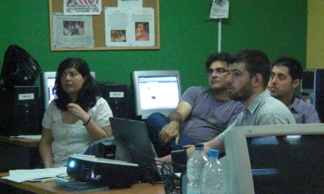 Una instantània del taller