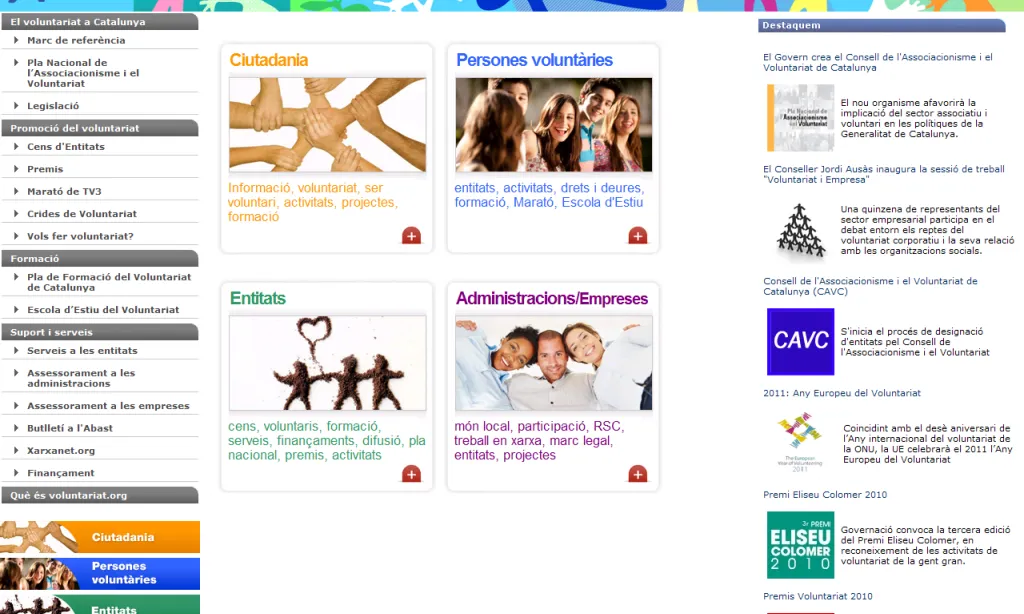 Portal voluntariat.org 