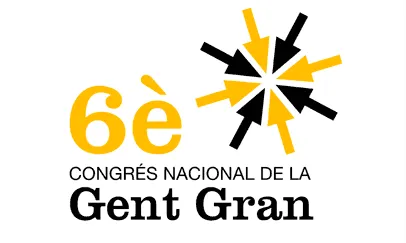 Logotip del 6è Congrés Nacional de la Gent Gran