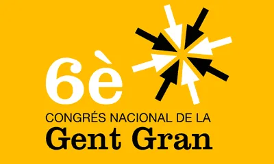 Logotip del 6è Congrés Nacional de la Gent Gran