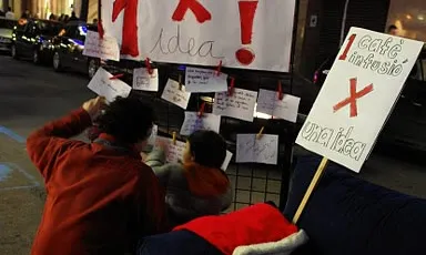 Acció de carrer: Un cafè per una idea
