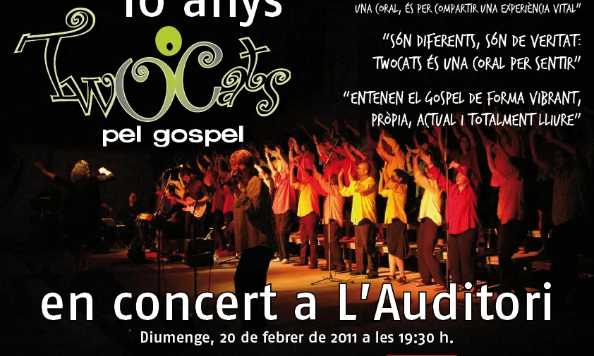 Cartell del concert.