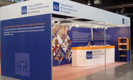 Estand de La Taula en el II Congrés