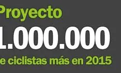 imatge de la campanya www.1millondeciclistas.com