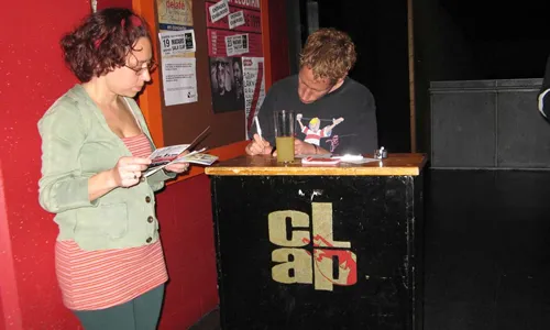 Taquilla de la sala Clap en un Discconcert