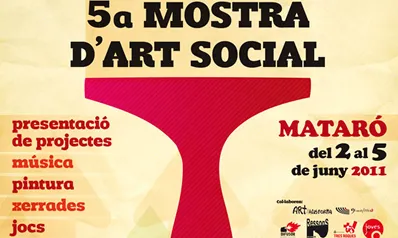 Cartell de la 5a Mostra d'Art Social de Mataró