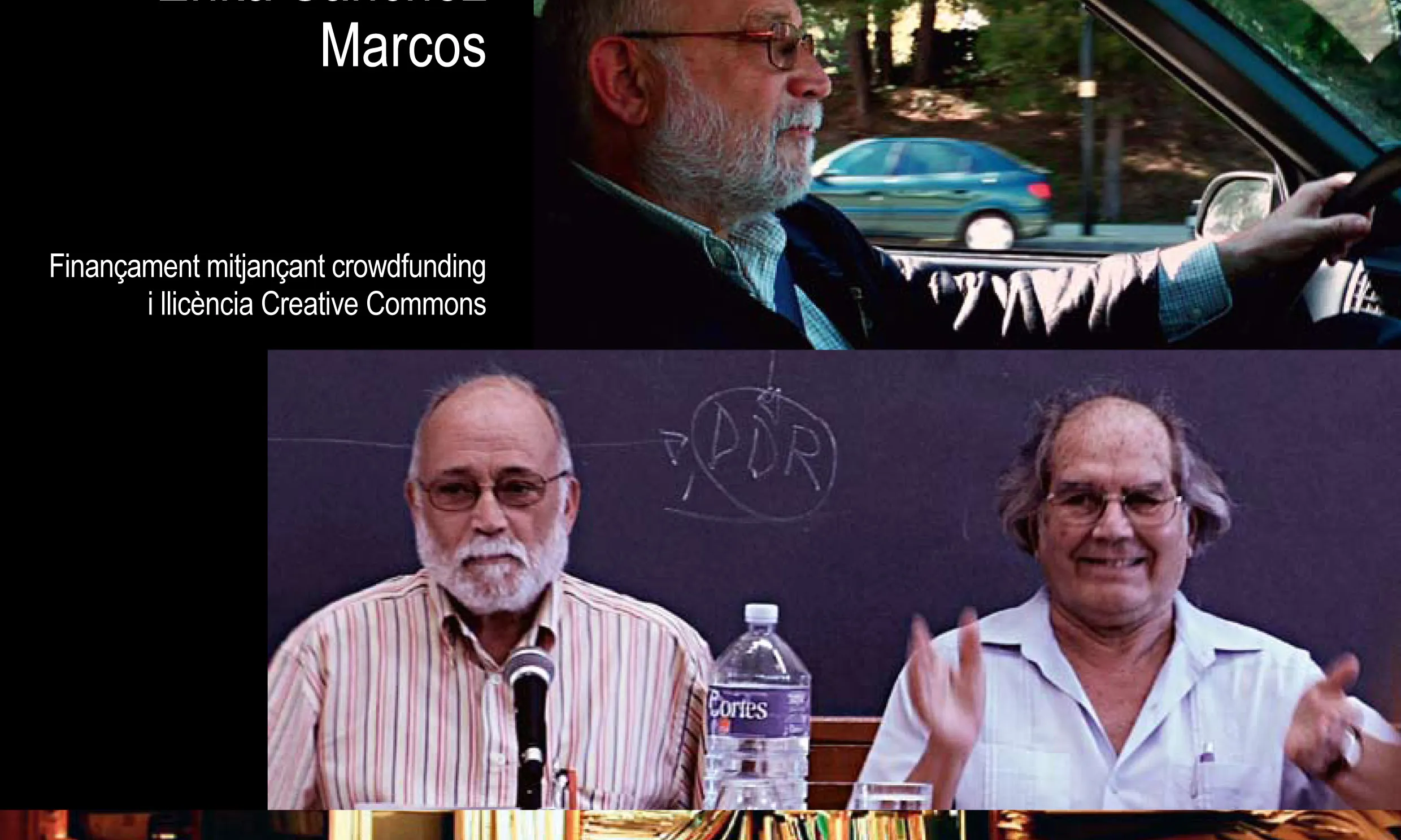Cartell del projecte de documental sobre Arcadi Oliveres