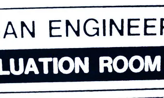 evaluation room sign by be Oh be, flickr