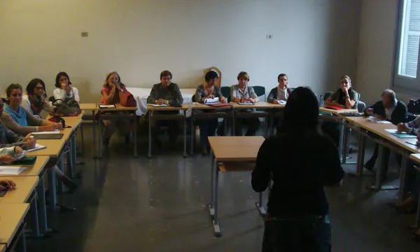 Un dels tallers de la jornada