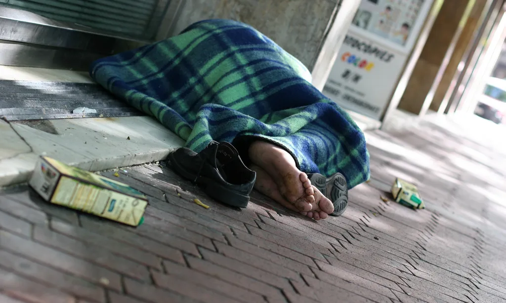 Persona vivint al carrer. Font: Arrels Fundació (Flickr)