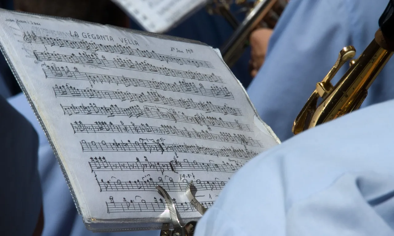 Partitura de 'La Geganta Vella' (Jordi Chueca)