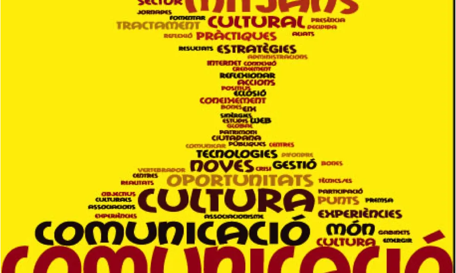 Cartell de la 8a edició de la Taula de Comunicació
