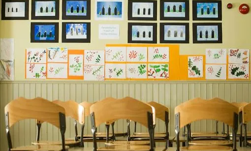 Classe d'un centre educatiu. Font: Barbro_Uppsala (Flickr)