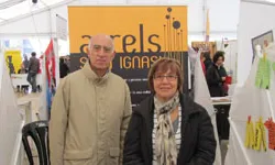 Dos voluntaris d'Arrels-Sant Ignasi