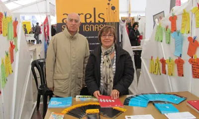 Dos voluntaris d'Arrels-Sant Ignasi