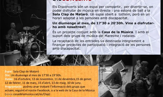 Cartell de la temporada 2011-2012 dels Discconcerts