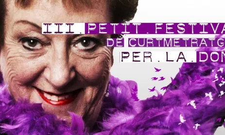 Part del cartell del III Petit Festival Audiovisual per la Dona
