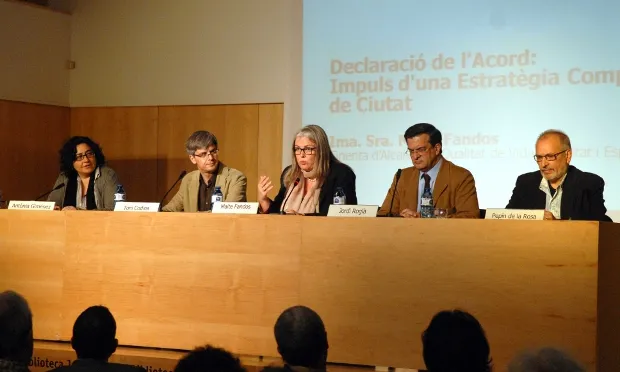 Foto de la jornada anual 2012 de l'Acord Ciutadà per una Barcelona Inclusiva