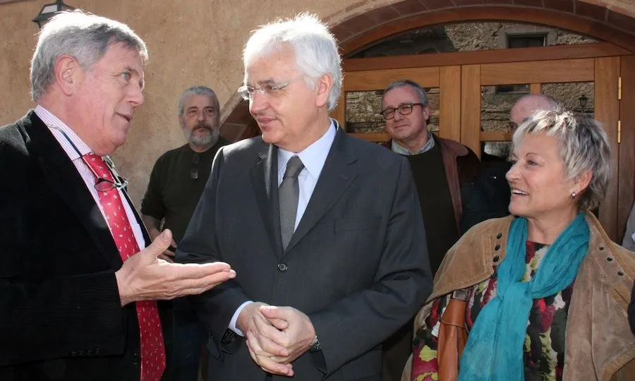 Ferran Mascarell va participar a la Trobada anual de Castellers