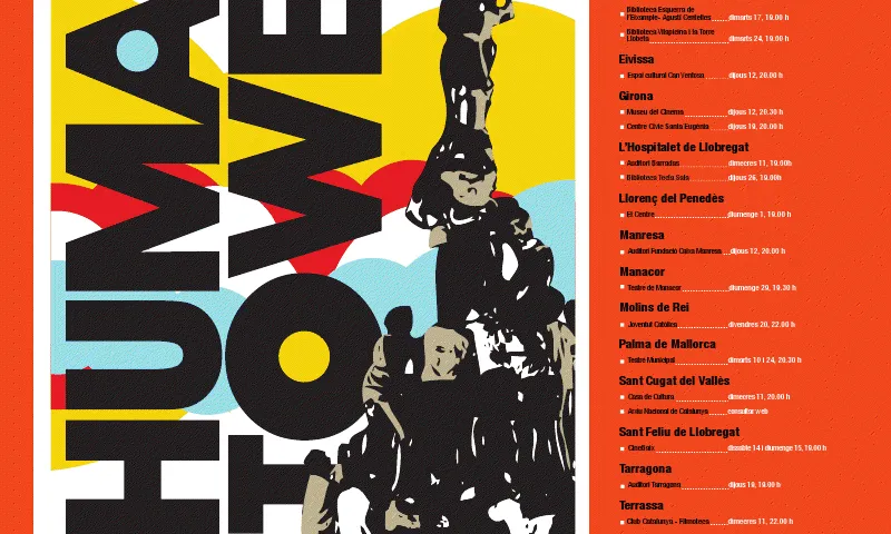 Cartell promocional de 'The Human Tower'