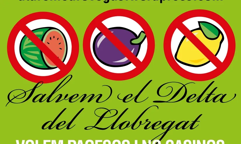 Cartell de la marxa contra Eurovegas, feta pels grups de consum