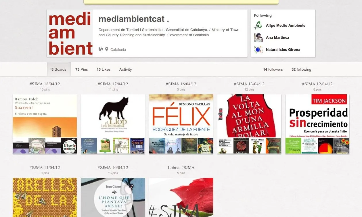 Pinterest de Medi Ambient
