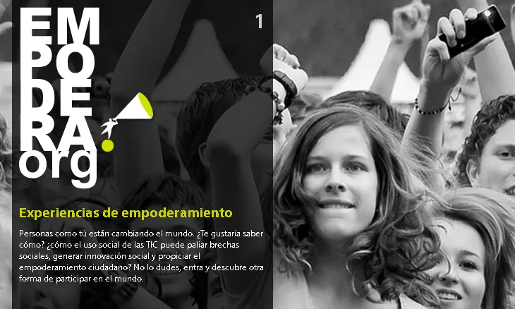 Imatge de la plana web Empodera.org