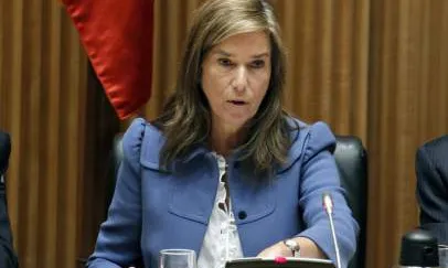 La ministra de Sanitat fent declaracions