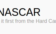 Logo de la pàgina de les etiquetes #NASCAR