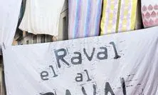 Cartell de l'exposició "El Raval al Raval. Imatges d'un barri" de la Filmoteca