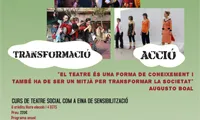 Cartell promocional curs de teatre social