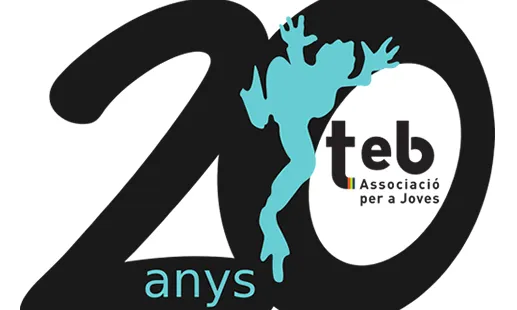 Logotip creat pels 20 anys del TEB