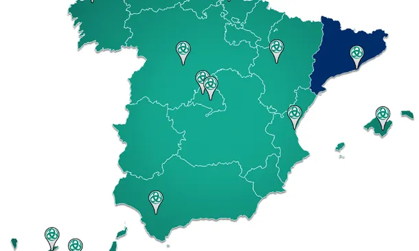 Imatge mapa oficines Triodos Bank