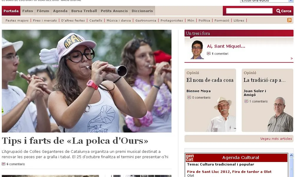 Portada del diari digital NacióLaFlama