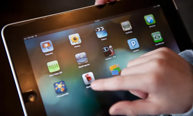 iPad Education in Use, fotografia de l'usuari Flickr Fixelpix David