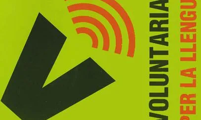 Logotip del programa de la Generalitat "Voluntariat per la llengua". Font: VPLL