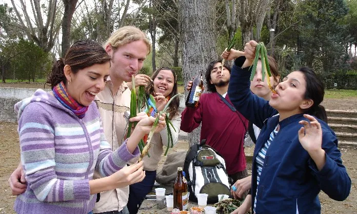 Calçotada organitzada des del voluntariat de la UdL. Font: VL UdL