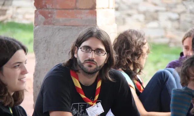 Dani Palau, voluntari des de fa 10 anys a Minyons Escoltes i Guies de Catalunya.