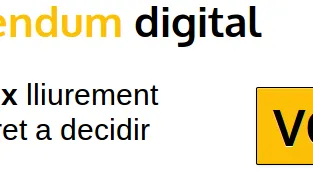 Un referèndum digital per poder expressar-nos lliurement