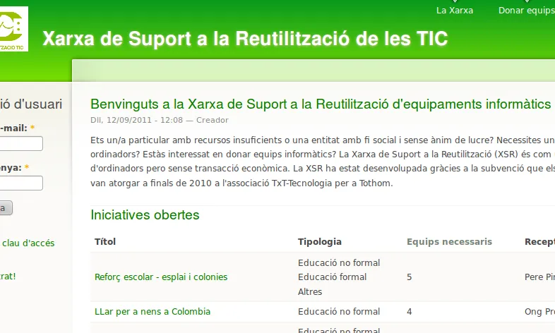 Xarxa de Suport a la Reutilització de les TIC